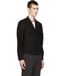 John Lawrence Sullivan Johnlawrencesullivan Black Cropped Military Jacket