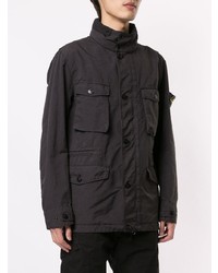 Stone Island Lightweight Jacket With Removable Hood