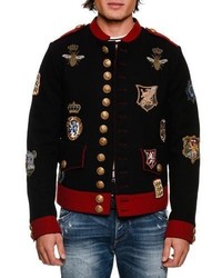 Dolce & Gabbana Military Crest Short Jacket