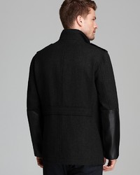Cole Haan Twill Military Coat