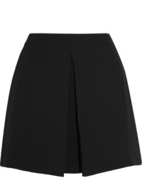 MCQ Alexander Ueen Pleated Crepe Mini Skirt Black