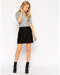 Asos Collection A Line Linen Mini Skirt