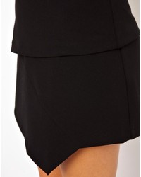Asos Mini Skirt With Notch Hem