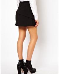 Asos Mini Skirt With Notch Hem