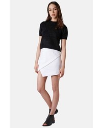 Topshop Asymmetrical Miniskirt