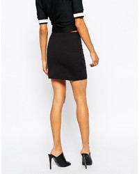 Asos Collection Mini Skirt In Sweat With Wrap