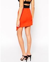 Asos Collection Mini Skirt With Wrap Front