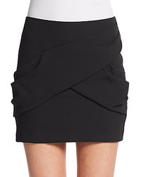 Maje Cross Front Mini Skirt