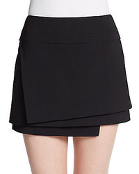 Helmut Lang Asymmetrical Tiered Mini Skirt