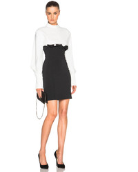 David Koma High Waisted Ruffle Mini Skirt