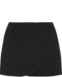 Jill Stuart Jen Wrap Effect Wool Blend Mini Skirt
