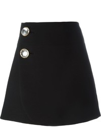 Marni Embellished Button A Line Skirt