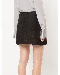 Kacey Devlin Metallic Mini Skirt