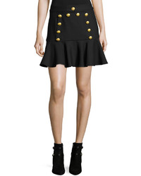 Veronica Beard Morrison Sailor Flounce Mini Skirt