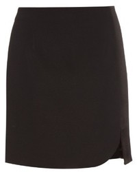 Thierry Mugler Mugler Asymmetric Stretch Cady Mini Skirt