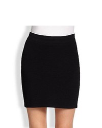 Rag & Bone Colette Knit Mini Skirt Black