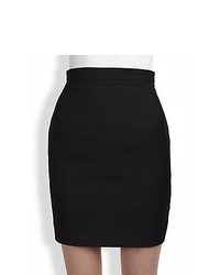 Saint Laurent Mini Pencil Skirt Black