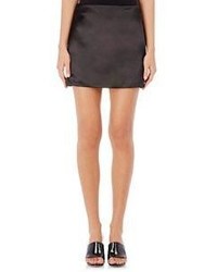 Nina Ricci Satin Miniskirt Black