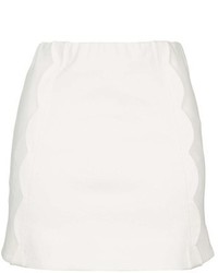 Topshop Scallop Front Miniskirt
