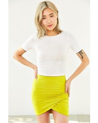 Bella Luxx Shirred Front Skirt