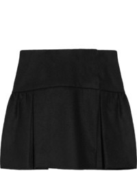 Miu Miu Wool Blend Felt Mini Skirt