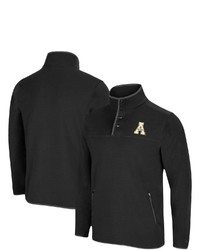 Colosseum Black Appalachian State Mountaineers Rebound Snap Pullover Jacket At Nordstrom