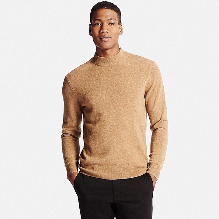 cashmere mock turtleneck mens