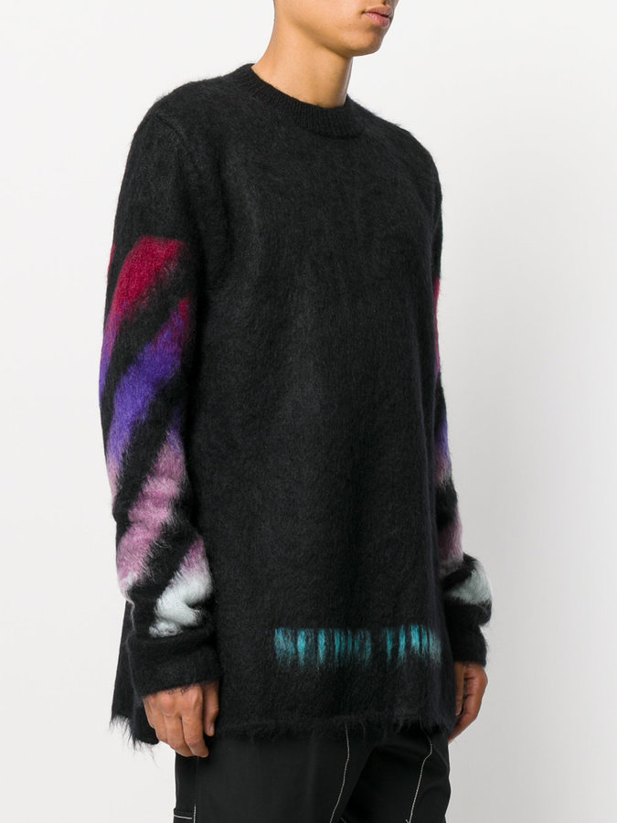 Off-White Brushed Arrows Pullover, $1,106 | farfetch.com | Lookastic