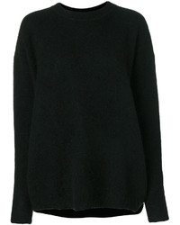 Black Mohair Oversized Sweater