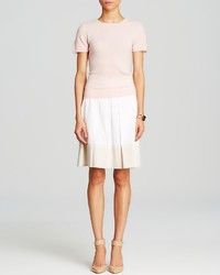 Bloomingdale's C By Short Sleeve Cashmere Sweater