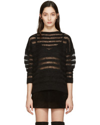 Saint Laurent Black Mohair Sweater