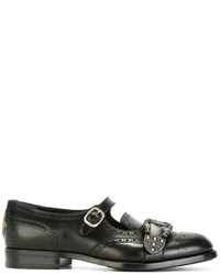 Gucci Queercore Brogue Monk Shoes