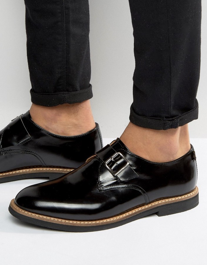 Farah Smith Monik Hi Shine Monk Shoes, $103 | Asos | Lookastic