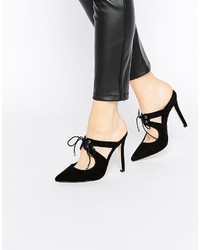 Asos Collection Play To Win Pointed Heeled Mules