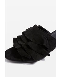 Topshop Darcy Ruffle Mules