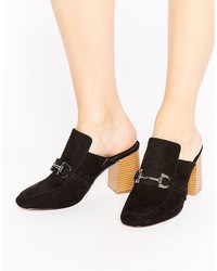 Asos Oma Loafer Heeled Mules