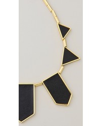 House Of Harlow 1960 Station Leather Necklace
