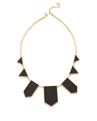 House Of Harlow 1960 Station Leather Necklace
