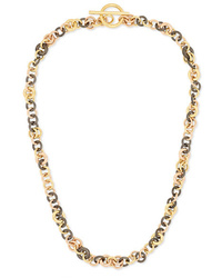 Spinelli Kilcollin Crux 18 Karat Yellow And Gold And Rhodium Plated Sterling Silver Necklace