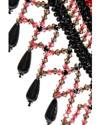 Etro Crystal And Bead Necklace Black
