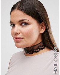 Asos Curve Night Lace Choker Necklace