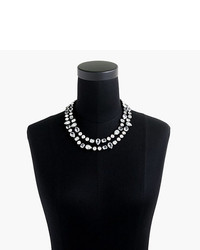 J.Crew Double Strand Crystal Necklace