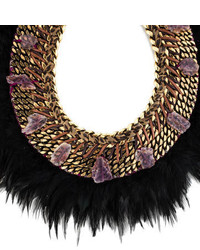 Lizzie Fortunato Feather Necklace