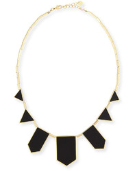 House Of Harlow Five Station Leather Necklace