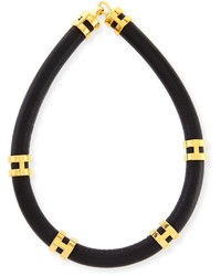Lizzie Fortunato Leather Double Take Necklace