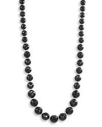 Chan Luu Long Onyx Sterling Silver Necklace