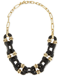 Alexis Bittar Lucite Double Sided Link Station Necklace