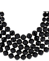 Kate Spade New York Multistrand Black Bead Necklace