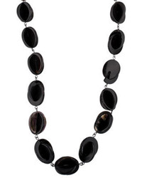 Marni Patent Leather Horn Necklace