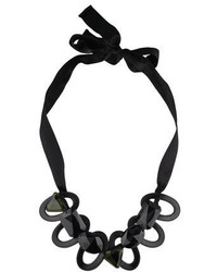 Marni Pendant Ribbon Necklace